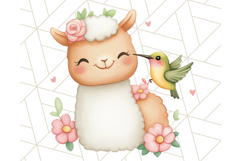 Cute Animal Friends Clipart PNG, Whimsical Spring Animal Duo Product Image 3
