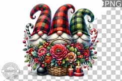 Christmas Gnome Sublimation - Clipart PNG Bundle Product Image 2