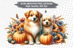 Halloween Dog - Halloween clipart Sublimation PNG Design Product Image 1