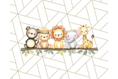 Cute Safari Animal Clipart PNG for Kids, African Wildlife Product Image 3