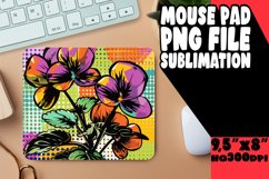 Radiant Pop Art Mouse Pad Design PNG Product Image 1