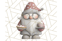 Cozy Winter Gnome Clipart PNG, Christmas Gnome Clip Art Product Image 3