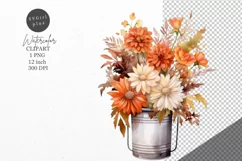Autumn clipart, Flowers clipart, Fall clipart Product Image 1