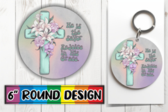 Playful Circle Car Coaster Design, Cross Product Image 1