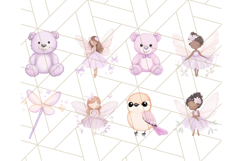 Pastel Purple Fairy Garden Clipart Enchanted Cottagecore Png Product Image 3