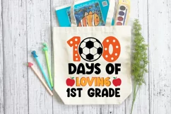 100 Days Of Loving 1st Grade SVG, School SVG Design Product Image 3