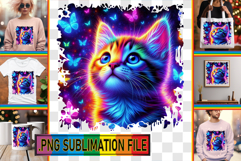 Cheerful TOTE BAG Magic Ideas, Cat Product Image 1