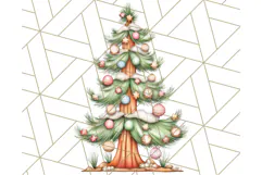 Scandinavian Christmas Gnomes Clipart PNG, Cute Gnome Png Product Image 3