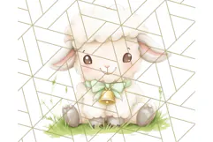 Pastel Farm Nursery PNG Clipart, Baby Animals And Elements Product Image 3