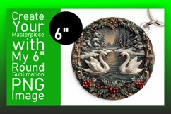 Lovely Round Design Car Coaster , Christmas Product Image 1