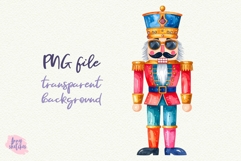 Disco Nutcracker Clipart Retro Groovy Disco Christmas PNG Product Image 3