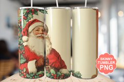 Santa Christmas Tumbler | Christmas Tumbler Wrap Product Image 1