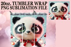 Winter 3D Holiday Tumbler Wrap for Sublimation Product Image 1