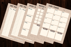 2in1 Printable Canva Planner Template Bundle 7 - Dog Theme Product Image 8