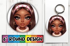 Joyful Sublimation Circle Designs, 3D Heart Product Image 1