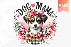 DOG Mama Sublimation - Mother&#039;s Day Clipart PNG Design Product Image 1