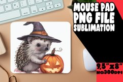 Watercolor Halloween Sublimation Mouse Pad PNG Product Image 1