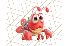 3D Under the Sea Christmas Clipart, Ocean Christmas PNG Product Image 3