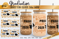 Graduation Libbey glass 16oz | Can glass wrap svg Bundle Product Image 6