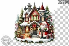 Christmas Santa Sublimation - Clipart PNG Design Product Image 1