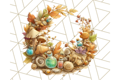Woodland Potion Clipart Forest Apothecary Elements PNG Product Image 3