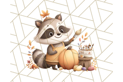 Woodland Autumn Animals PNG Clipart for Fall &amp; Harvest Product Image 3