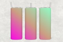 Ombre Gradient Tumbler Wrap Sublimation Product Image 1