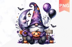 Halloween Gnome Sublimation - Clipart PNG Design Product Image 1