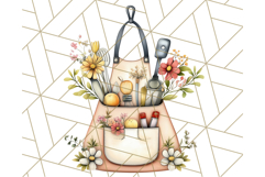 Cottagecore Kitchen Mixer, Apron PNG Clipart, Retro Floral Product Image 3