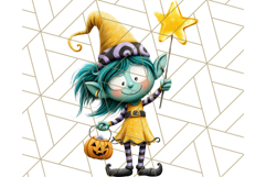 Monster Kids Clipart PNG, Cute Halloween Costume Art Product Image 3