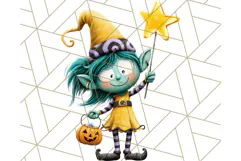 Monster Kids Clipart PNG, Cute Halloween Costume Art Product Image 3