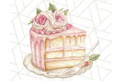 Pastel Tea Clip Art PNG with Sweets and Floral Accents Png Product Image 3