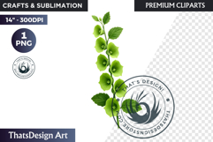 Flower Clipart PNG, Botanical Illustration Floral graphic Product Image 1