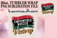 RADIANT GLOW 20oz TUMBLER WRAP, Juneteenth Product Image 1