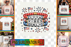 Radiant TSHIRT Gift Ideas PNG, Patriotic Product Image 1