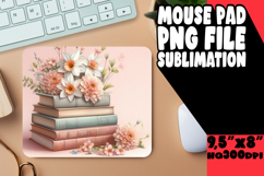 Timeless Mouse Pad Sublimation PNG, Books Product Image 1