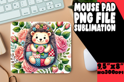 Cheerful Mouse Pad Sublimation PNG, Animals Product Image 1
