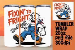 VIBRANT 20oz Gift Tumbler Design , Funny Ghost Product Image 1