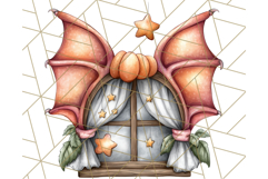 Halloween Fairy House Clipart PNG, Spooky Cottage Art Product Image 3