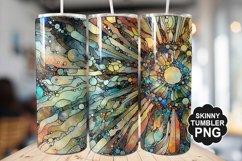 Stained On Stained Glass Tumbler Warp - Tumbler Design Product Image 1