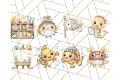 Sea Animal Clipart for Kids PNG, Ocean Animals Clip Art Png Product Image 3