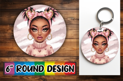 Timeless Circle Designs for Gifts, Afro Girl Product Image 1