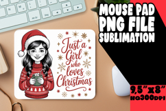 TIMELESS MOUSE MAT ARTISTIC DESIGN, Just A Girl Product Image 1