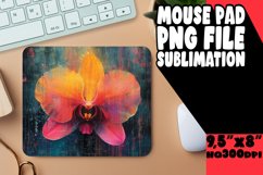 Floral Flourish: Sublimation Mouse Pad Product Image 1
