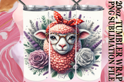 Whimsical nights 20oz tumbler wrap, Cute Animals Product Image 1