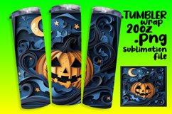 EYE-CATCHING 20oz Sublimation Tumbler , Halloween Product Image 1