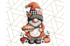 Thanksgiving Gnome Clipart PNG Cute Fall Gnomes, Gnome Png Product Image 3