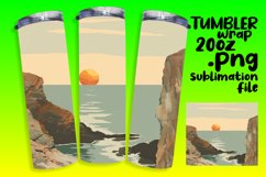 Boho Tumbler Wrap - Modern Minimalist Patterns 20oz Product Image 1