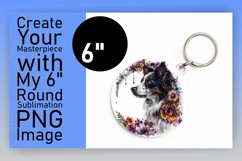 Contemporary Dog Illustration Sublimation Car Coaster Product Image 1