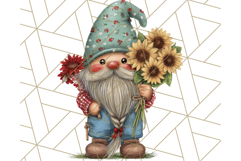 Farmer Gnome Clipart, Cute Farm Gnomes PNG Illustrations Product Image 3